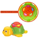 Tortuga Musical Proyector Para Bebés Con Luz Y Sonido
