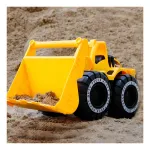 Excavadora Juguete Fricción Amarillo Expreso Polar Truck 25cm