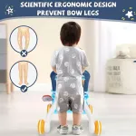 Andador Caminador Bebé Con Luz Sonido Y Set De Actividades Color Celeste