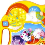 Piano Teclado Musical Animales Juguete Con Luz Y Sonido Color Multicolor