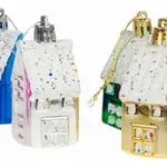 Set Casas Colgante Navideño Decoracion Navidad Adornos X2