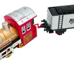 Tren Navideño Expreso Polar Rojo 16 Piezas Con Luz Y Sonido