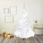 Árbol De Navidad Expreso Polar Tronador De Lujo 180cm Blanco