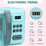 Microondas De Juguete Con Luz Sonido Y Efecto Coccion Horno Color Agua