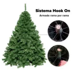 Árbol De Navidad Extra Lujo Patagonia 1,50 Mts Color Verde