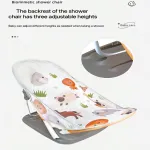 Silla Mecedora Plegable Para Baño Bebe Pileta Bañera Color Blanco