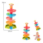 Tobogán Apilable Sobebear Yl1306 Multicolor 8 Piezas Para Bebés 1.5 Años
