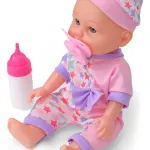 Bebe Bebote Con Sonidos Y Accesorios Muñeca Rie Y Habla