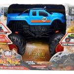 Camion Monster Truck Camioneta Gigante Off Road Juguete Color Celeste Personaje Predator