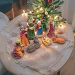 Pesebre Navideño Sagrada Familia Ceramica Artesanal 8 Pzs