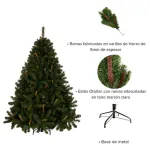 Árbol De Navidad Expreso Polar Alpino De 1.3m Verde Oscuro