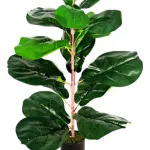 Planta Artificial 60cm Ficus Decoracion Interior Exterior Color Verde Oscuro