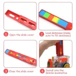 Domino Tren Eléctrico Con Luz Y Sonido 86 Fichas Multicolor