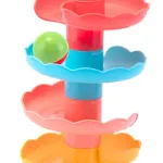 Tobogán De Pelotas Juguete Para Bebes Primera Infancia Color Multicolor