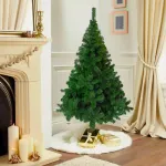 Árbol De Navidad Tradicional Expreso Polar Tronador De Lujo De 180cm Verde