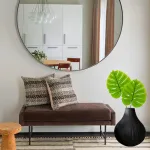 Planta Artificial Hoja Monstera Costilla De Adan X5 Diseño