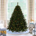 Fabesa S.a. Árbol De Navidad Alpino 1.8mts Base Metálica Color Verde