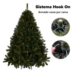 Árbol De Navidad Expreso Polar Alpino De 1.3m Verde Oscuro