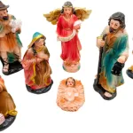 Pesebre Navideño Sagrada Familia Figuras Ceramica Artesanal