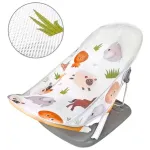 Silla Mecedora Plegable Baño Bebé Expreso Polar Antideslizante Reclinable 0-24 Meses Blanco
