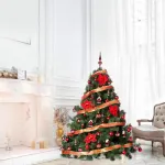 Arbol Navidad Patagonia Xl 1.30mt Deco Rojo Cybermonday