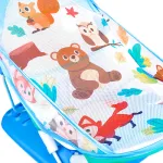Silla De Baño Mecedora Plegable Bebe Pileta Bañera Color Celeste Mecedora Baño