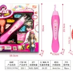 Set Mostacillas Expreso Polar Para Pelo Con Aplicador 10 Piezas