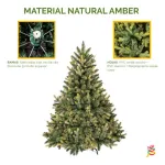 Árbol De Navidad Fabesa Natural 1.3m Pino Desmontable