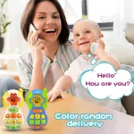 Telefono Juguete Celular Sonidos Luces Y Melodias Para Bebe Color Blanco