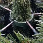 Fabesa S.a. Árbol De Navidad Alpino 1.8mts Base Metálica Color Verde