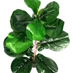 Planta Artificial 60cm Ficus Decoracion Interior Exterior Color Verde Oscuro