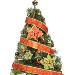 Arbol Navidad Tronador 1,80mts + Kit 60 Rojo Oro Cybermonday