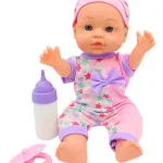 Bebe Bebote Con Sonidos Y Accesorios Muñeca Rie Y Habla