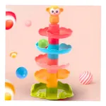 Tobogán De Pelotas Juguete Para Bebes Primera Infancia Color Multicolor