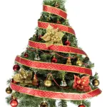 Arbol Navidad Tronador 1,20mts + Kit 30 Rojo Oro Cybermonday