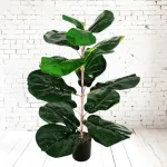 Planta Artificial 60cm Ficus Decoracion Interior Exterior Color Verde Oscuro