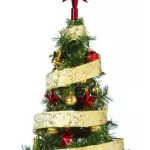 Arbolito De Navidad 80cm Con Adornos 30 Piezas Rojo Oro