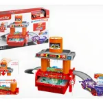 Lavadero De Autos Expreso Polar Cambia De Color Juguete Infantil Rojo