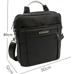 Portafolio Morral Maletin Porta Notebook Bolso Reforzado Color Negro 15  
