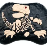 Dinosaurio Juguete Con Control Remoto Con Luces Y Sonido Color Marrón Claro