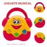 Juguete Educativo Musical Para Bebes Radio Emoji Con Luces