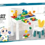 Mesa Didactica De Construccion Con Bloques Y Silla 102 Pzs