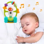 Sonajero Para Bebes Maraca Astronauta Didáctico Color Blanco