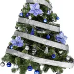 Arbol Navidad Tronador 1,50mts Azul Plata X40 Cybermonday