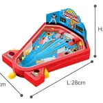 Juego De Mesa Pinball Béisbol Juguete De Habilidad Shoot