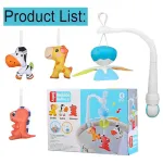Movil Cunero Cuna Musical Giratorio Cochecito Bebe Animales