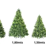 Arbol De Navidad Fabesa Pino Natural Super Real 1.50mts