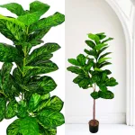 Planta Artificial Grande 130cm Ficus Decoracion Interior Ext Color Verde Claro