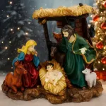 Pesebre Navideño Cerámica Artesanal Adorno Nacimiento