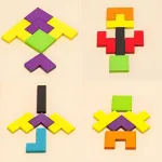 Tetris Rompecabezas De Madera Juego Didáctico 3d Puzzle